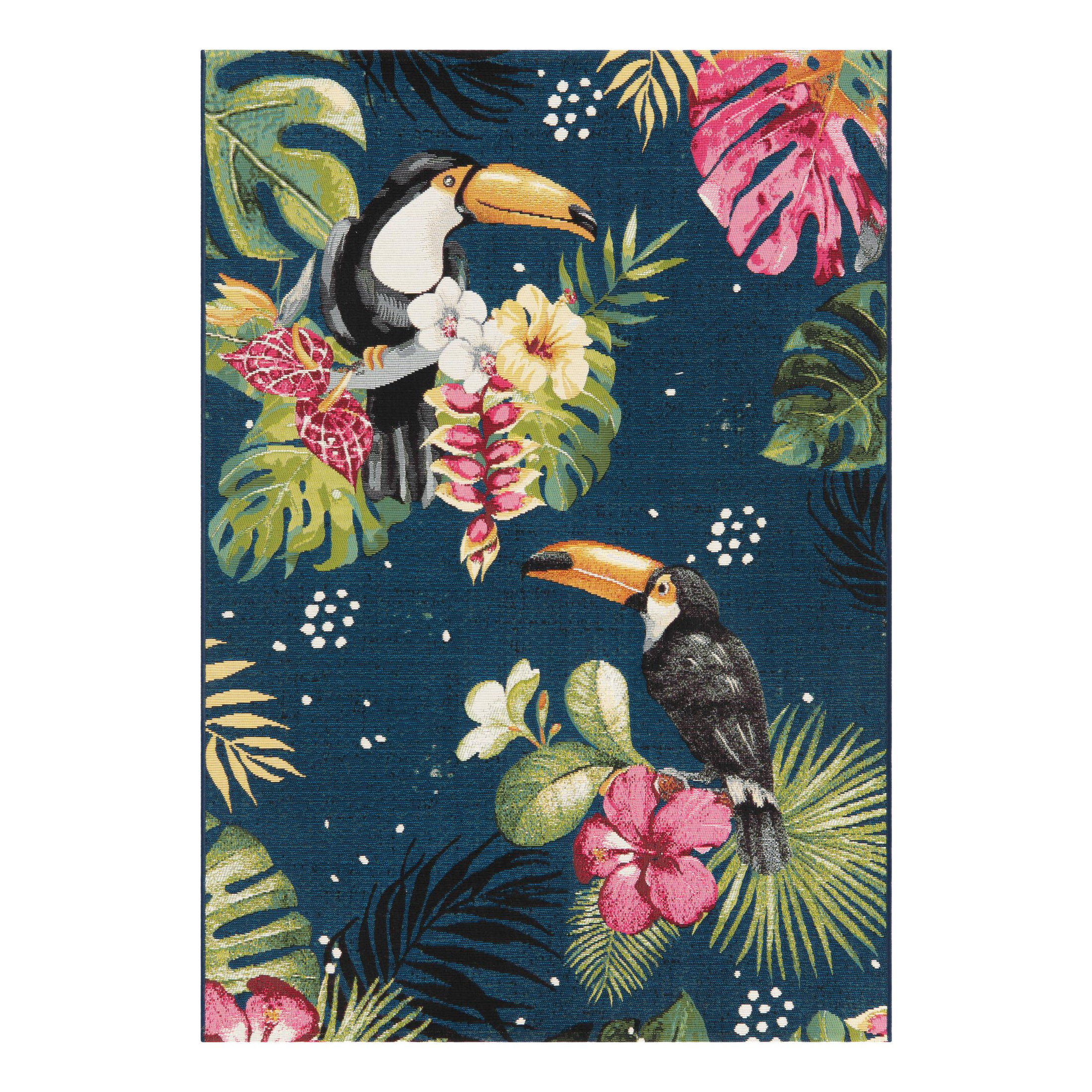 Bayou Breeze Hermleigh Floral Indoor / Outdoor Area Rug in Multi ...