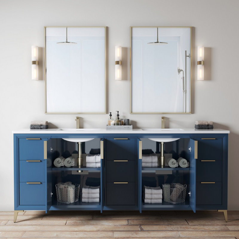 Meuble-lavabo double 72 po Rennert