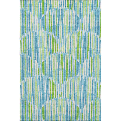 Premium Machine Washable Tweedy Aqua Rug