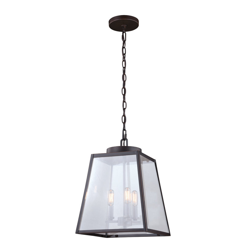 Luminaire suspendu géométrique à 3 lumières