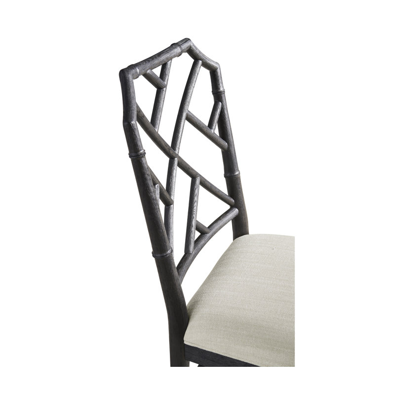 Saros Upholstered Dining Chair, Ebonized Black