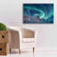 «Aurora Borealis In Norvège Green» par Epic Portfolio, estampe numérique sur toile-397672302