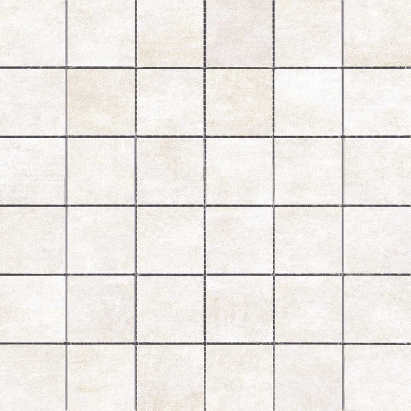 Quell 2" x 2" Porcelain Mosaic Floor and Wall Tile, White