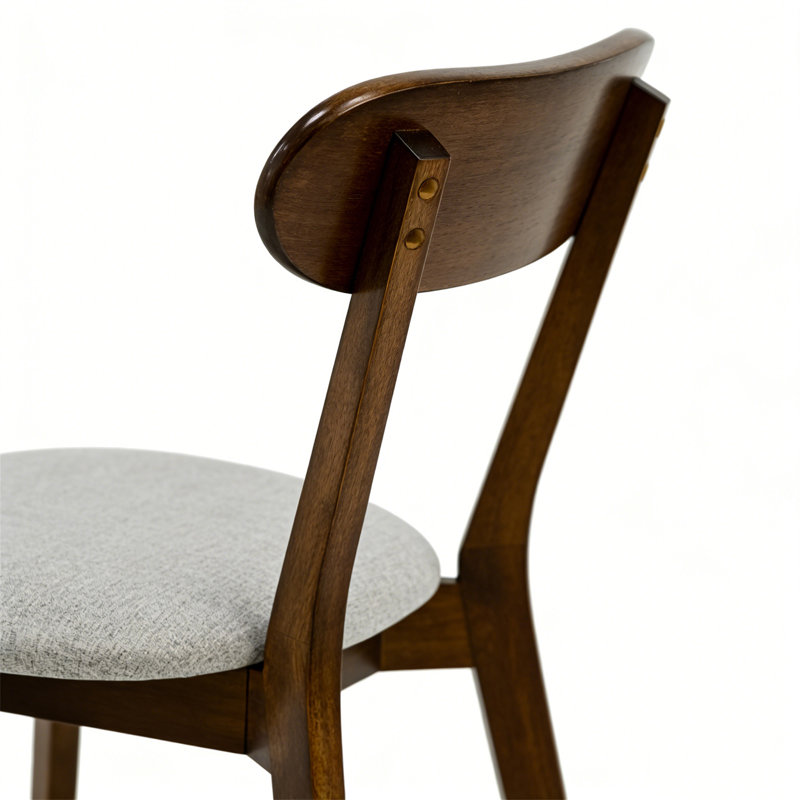 Ensemble de 2 chaises de salle à manger en bois massif (seulement chaises)