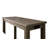 Dining Set Solid Wood 3 Pieces Gray - Wire-Brushed Gray, Gray