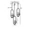 Lustre industriel scandinave, métal noir, 27,6 po x 11,8 po | Fabrication 100% métal, peinture séchée au four, revêtement en culot, douille E27 (40 W maximum) | Parfait pour les salons et salles à manger modernes, design élégant et durable-1542933948-1542933891