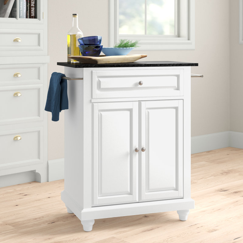 Hedon 31 " W Kitchen Cart, White