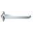 8" Metal Square Shower Arm ,Chrome