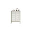 Commode d'appoint en bois massif laqué Shell