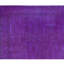 Wool Geometric Area Rug in Purple