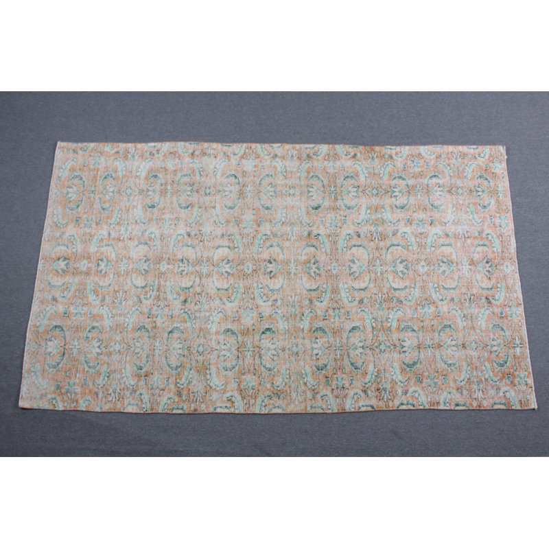 Tapis turc antique Oushak pour grand espace de chambre à coucher - Revêtement de sol de style rétro