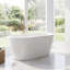 Baignoire de trempage autoportante en acrylique 51 "x 28,5" Iris-128497691