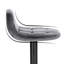 Ashar Swivel Upholstered and Velvet Adjustable Height Bar Stool with Steel Frame-888251556