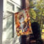 Chat en feuilles d'automne-112700540