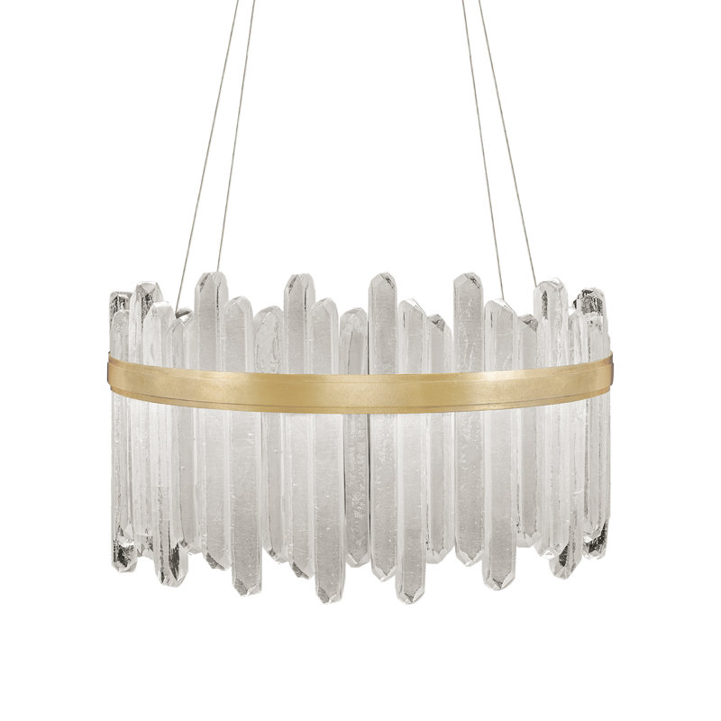 Lustre rond 30,5 po Lior, 3000, Or