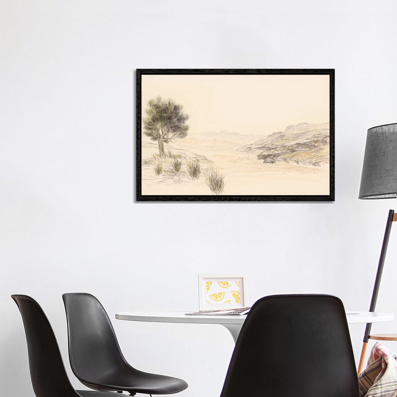 Nahal Zin by Itzu Rimmer - Print on Canvas, 101.6 cm H x 66.04 cm W, Black Framed