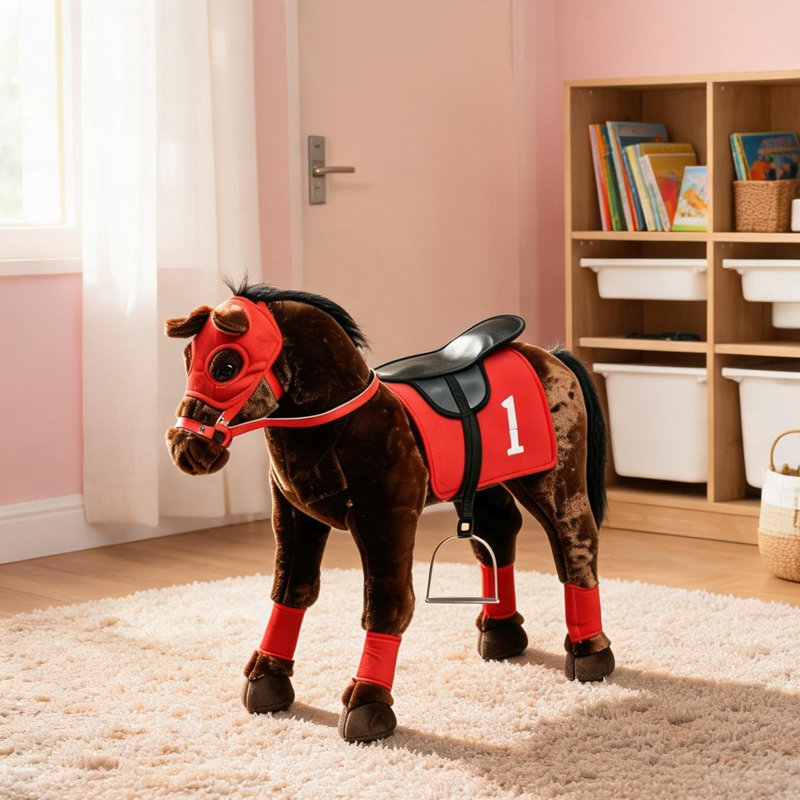 Les produits pour bébé Rich Brown Jouets pour enfants avec cadre en métal 33,5 L x 23,6 H pouces, 33,5 x 11 x 23,6 po