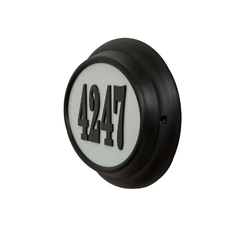 Oval Wall Plaque, Black