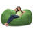 Bean Bag Chair Lounger - Large 6-Foot Shredded Memory Foam Bean Bag Chair - Removable, Machine Washable Microfiber Cover - Cozy 2-Person Breton Brand Sofa Lounger for Reading, Relaxing, and Gaming, in Multiple Colors and Fabrics-20292535