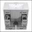 Meuble-lavabo 36 po avec six tiroirs-454487120