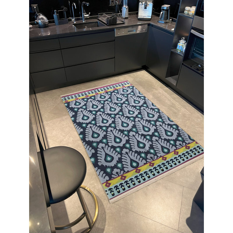 Tapis intérieur / extérieur Ryelynn, Rectangle 5 pi 1 po x 7 pi 10 po