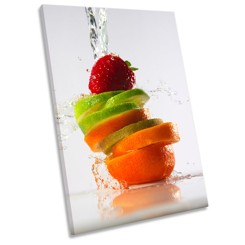 Sliced Fruit Kitchen - Wrapped Canvas Print, 121.9cm H x 81.3cm W