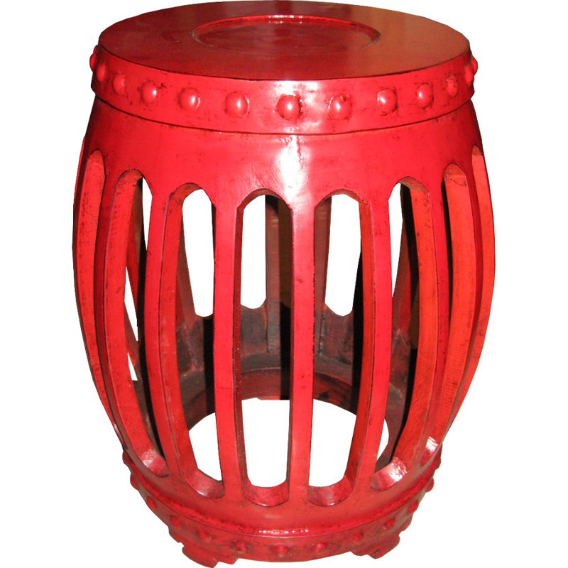 Tabouret d'appoint tambour