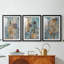 FLORAL Series XLIX - Impression sur mesure encadrée de qualité supérieure - 3 pièces-239198005-239198007