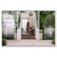 Through the garden doors Canvas Fashion Print by Oliver Gal-374793060-375949154