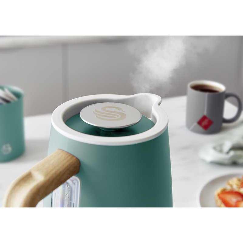 Swan 1.7L Electric Tea Kettle, Green