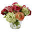 Faux Floral Arrangement in Vase