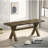 47-Inch Wooden Dining Bench, Knotty Nutmeg
