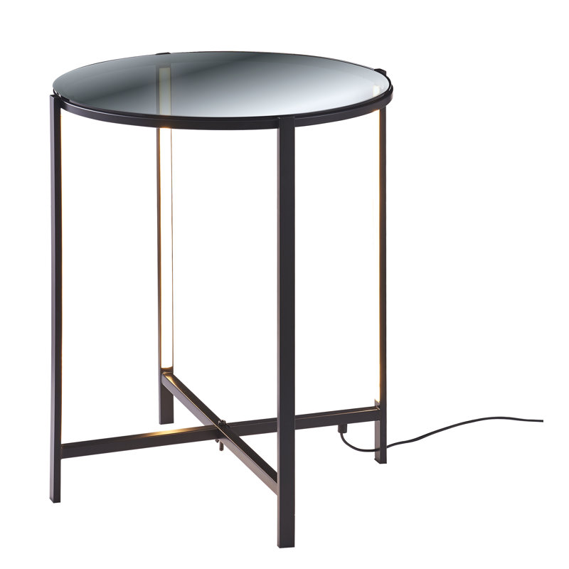 Table de bout en verre Tabukiniberu