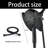 2-In-1 Shower Head With Handheld Combo, 2.5GPM Rainfall, 9 Spray Settings Hand Held Shower, With Hose-120076927