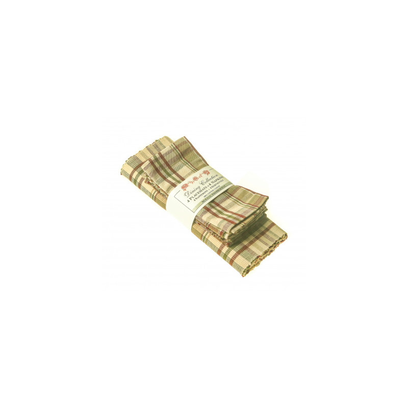 Ensemble de table de bout et serviette 8 pièces Rosemary
