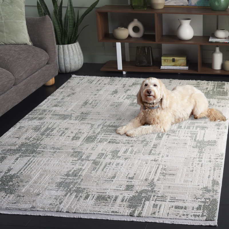 Tapis abstrait Arlowene Performance, Rectangle 5 pi 3 po x 7 pi 6 po