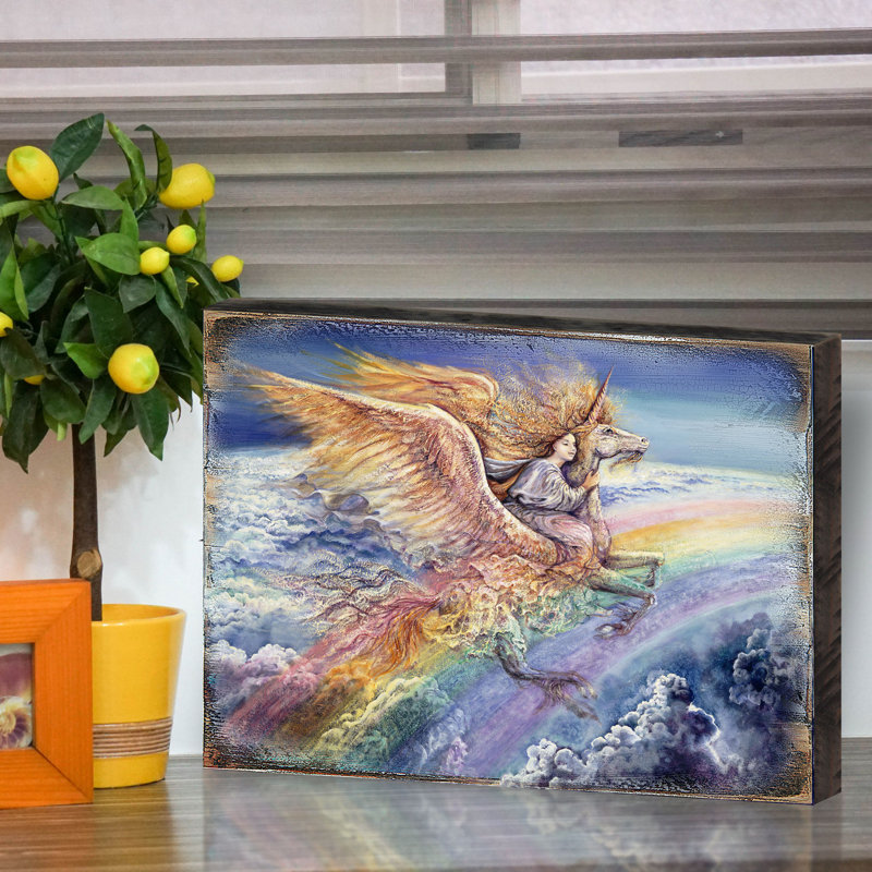 Flight to Aquarius, 12" H x 9" W x 1" D