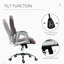 Chaise de bureau à domicile, fauteuil d'ordinateur en velours, fauteuil de bureau capitonné à boutons avec roues pivotantes, hauteur réglable et fonction d'inclinaison-547692667