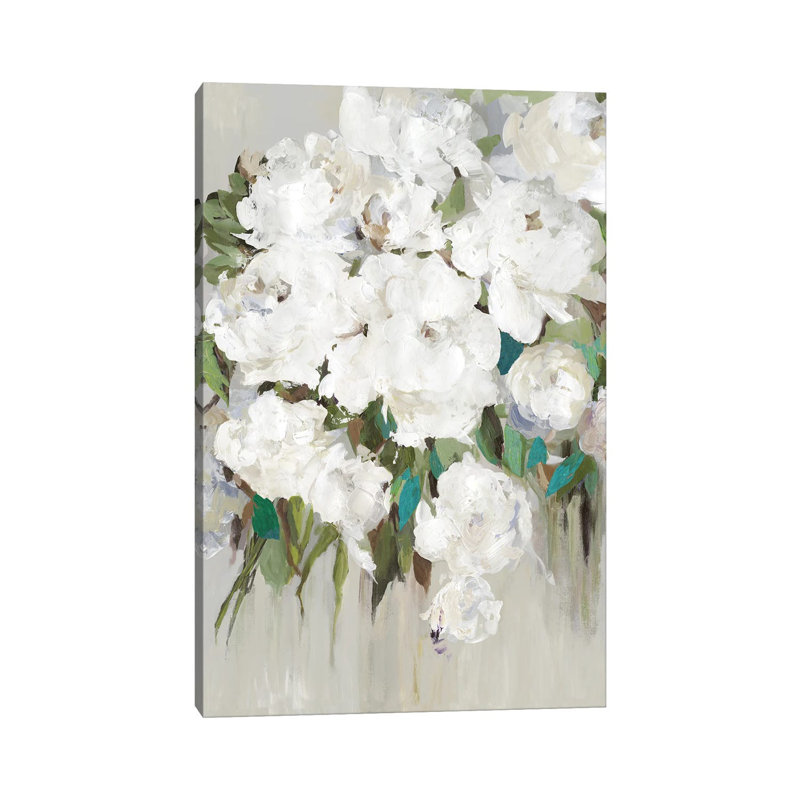 Serenity Blooms by Asia Jensen - Wrapped Canvas Painting, 20.32 cm H x 30.48 cm W