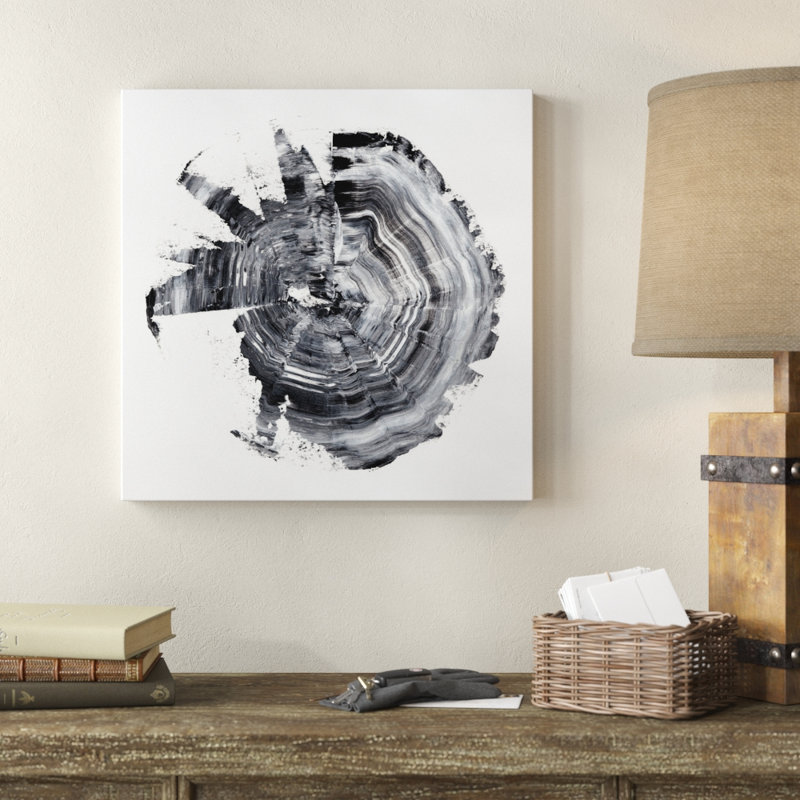 Tree Ring Abstract II by Ethan Harper - Wrapped Canvas Painting, 51cm H x 51cm W