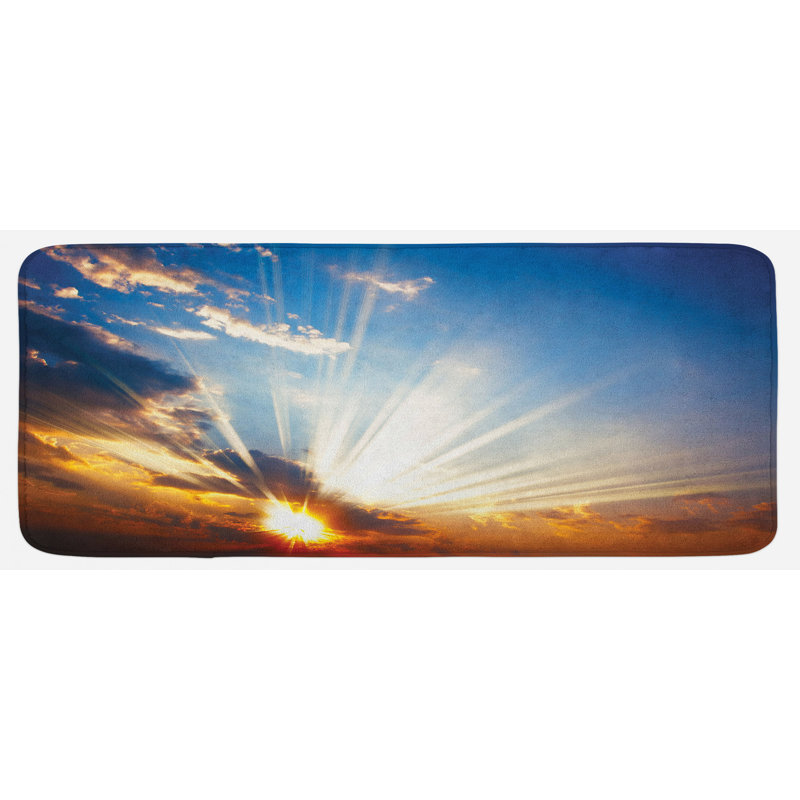Modern & Contemporary Polyester Kitchen Mat