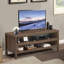 Jayesh Unfinished TV Stand with Fireplace Included