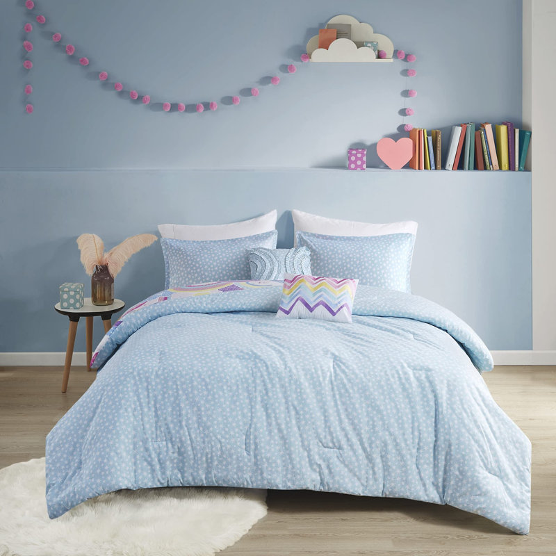 Cotton Dots Comforter, Full Comforter + 5 Additional Pieces