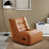 Orange Faux Leather