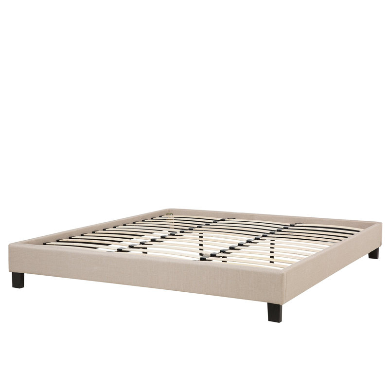 Kirkham Upholstered Bed, Super King (6'), Beige