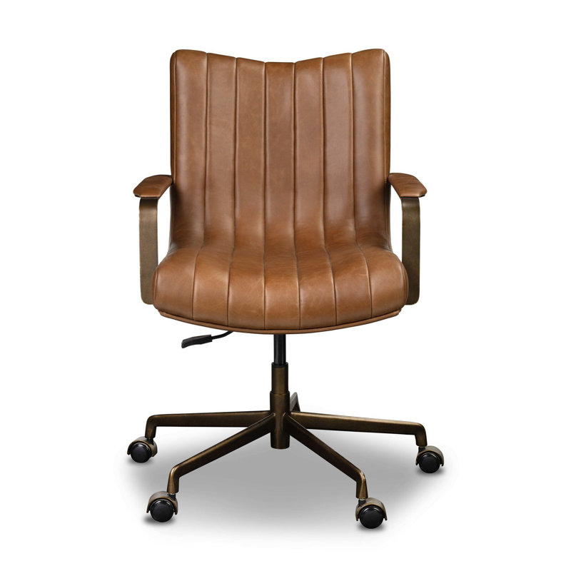 Lemmy Leather Swivel Task Chair