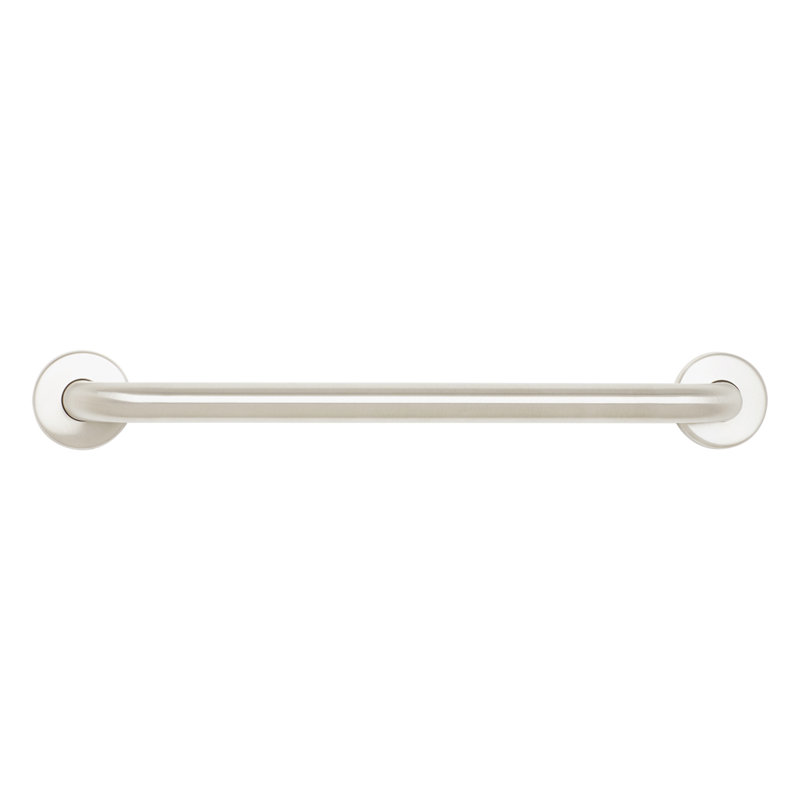 Barre d'appui droite droite pour la salle de bain, Satin, l 16 po