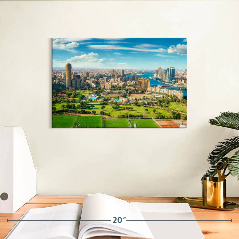 Sireci Cairo Egypt Landscape, 8" H x 12" W