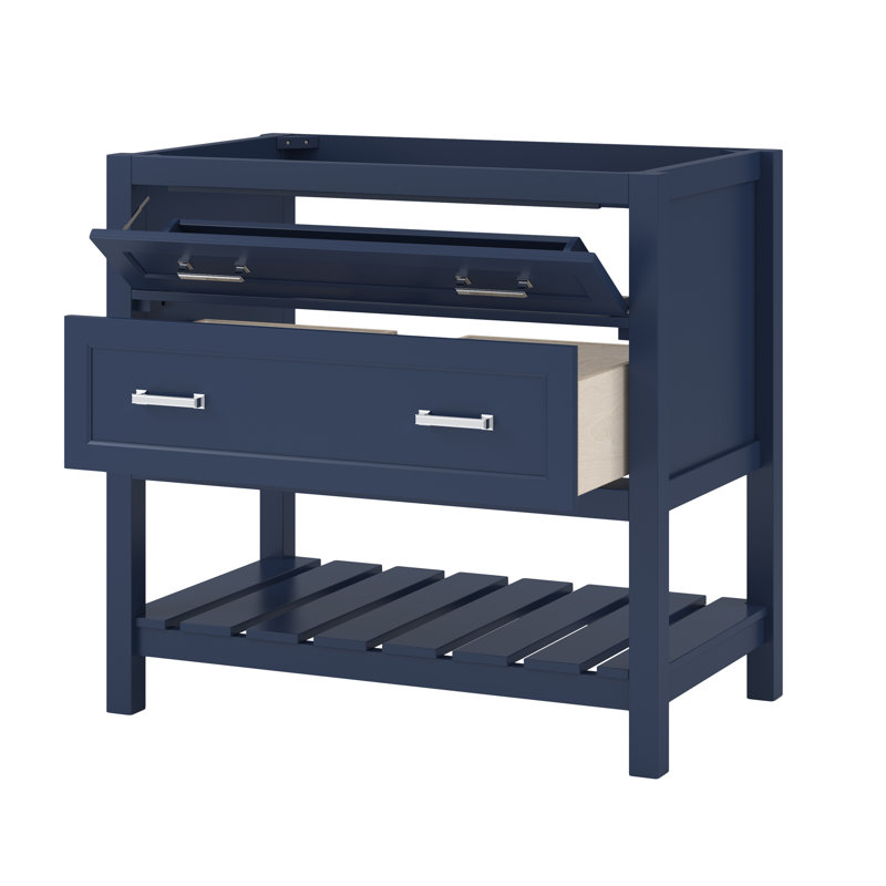 Lawson 36'' Single Bathroom Vanity Base Only, Aegean Blue