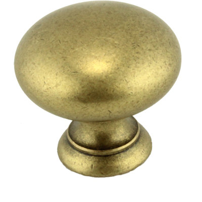 (5 Pack) 1-1/4 inch Country Store Knob Antique English